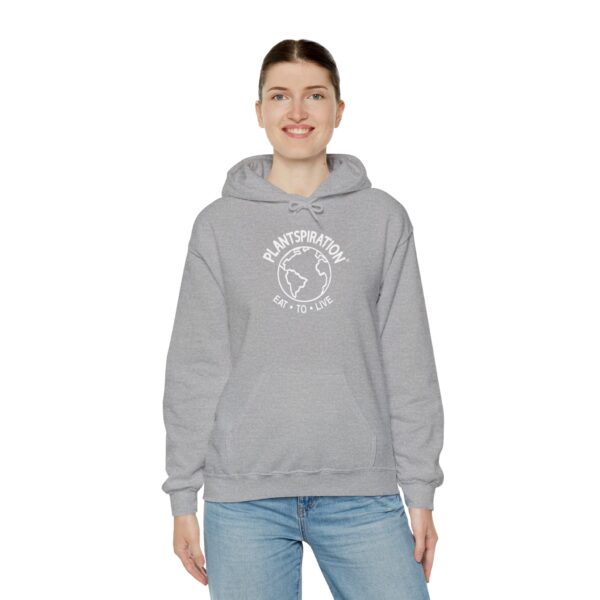 Plantspiration® Black & White Unisex Heavy Blend™ Hooded Sweatshirt - Image 34