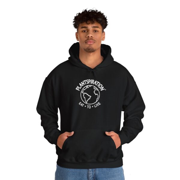 Plantspiration® Black & White Unisex Heavy Blend™ Hooded Sweatshirt - Image 20