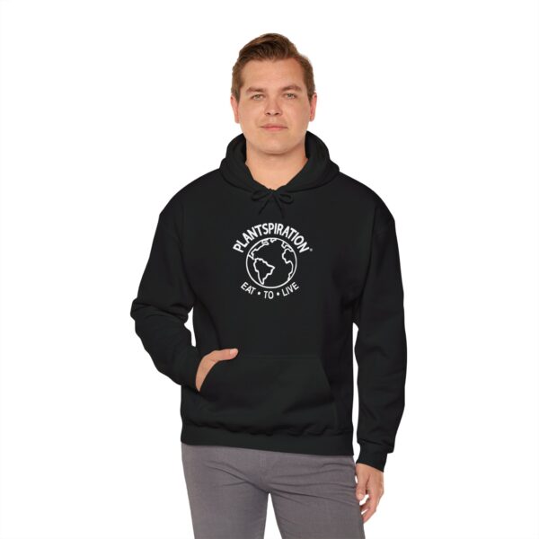 Plantspiration® Black & White Unisex Heavy Blend™ Hooded Sweatshirt - Image 22