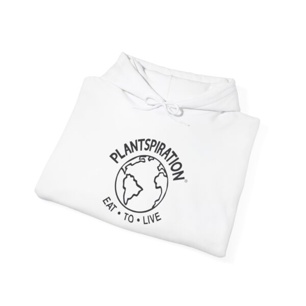 Plantspiration® Black & White Unisex Heavy Blend™ Hooded Sweatshirt - Image 4