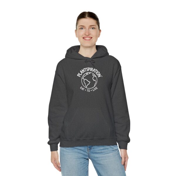 Plantspiration® Black & White Unisex Heavy Blend™ Hooded Sweatshirt - Image 60