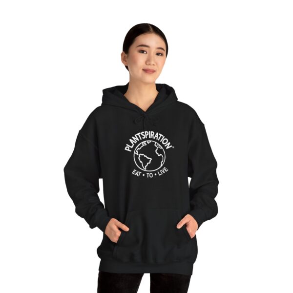 Plantspiration® Black & White Unisex Heavy Blend™ Hooded Sweatshirt - Image 19