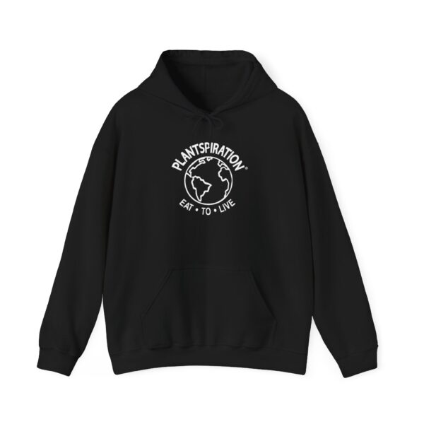 Plantspiration® Black & White Unisex Heavy Blend™ Hooded Sweatshirt - Image 14